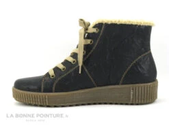 Remonte R7980-01 Noir Marron Beige - Basket Montante Femme -Tendance Pieds cd24607c73b9e66c561f35ea11d5d5ef a108601 175314