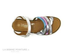 3 Pommes VINNIE Argent Rose Bleu - Sandale Fille -Tendance Pieds cd24607c73b9e66c561f35ea11d5d5ef img 0001.jpg 171446