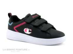 Champion ANGEL G GS Noir Rose Bleu - Sneakers Avec 3 Velcros