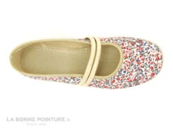 Soca 0333 Beige Et Fleuri - Chausson Ballerine Femme Avec Elastique -Tendance Pieds cd24607c73b9e66c561f35ea11d5d5ef img 0167.jpg 171687