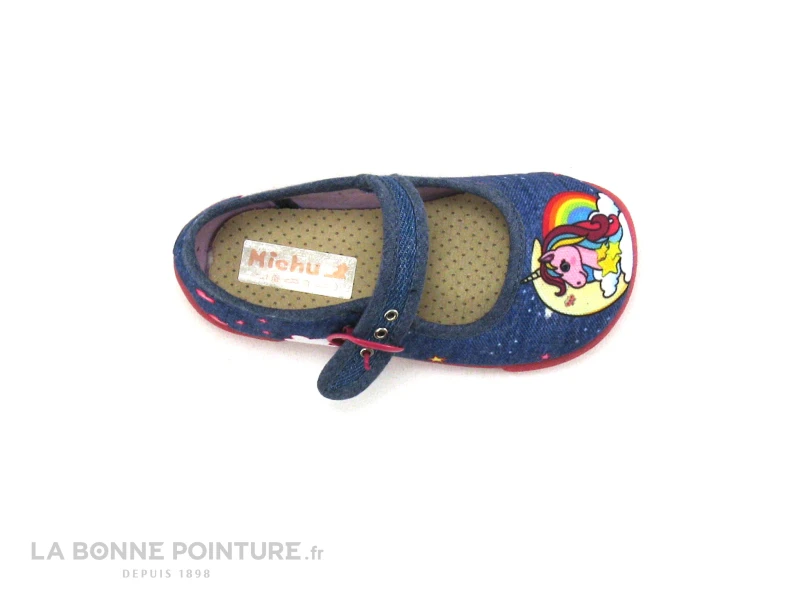 Michu Shoes 2571 Jean - Pantoufle Ballerine BEBE Fille 5 Michu Shoes 2571 Jean - Pantoufle Ballerine BEBE Fille – Image 3