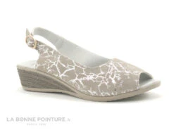 Morans WELDOR - Beige - Gris Metal - Nu-pieds Talon Compense -Tendance Pieds cd24607c73b9e66c561f35ea11d5d5ef img 0465.jpg 146187