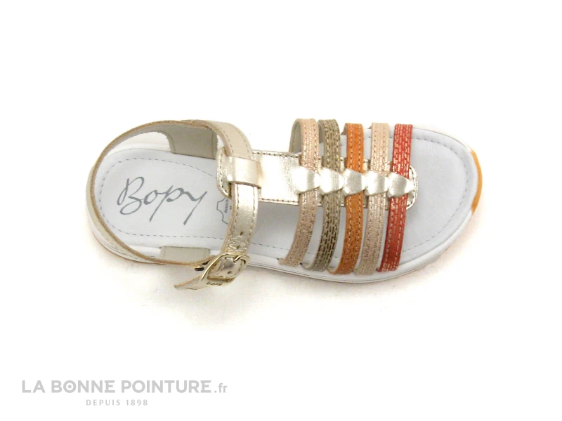 Bopy ECOLO Or Multicolore - Sandale Fille 8 Bopy ECOLO Or Multicolore - Sandale Fille – Image 6