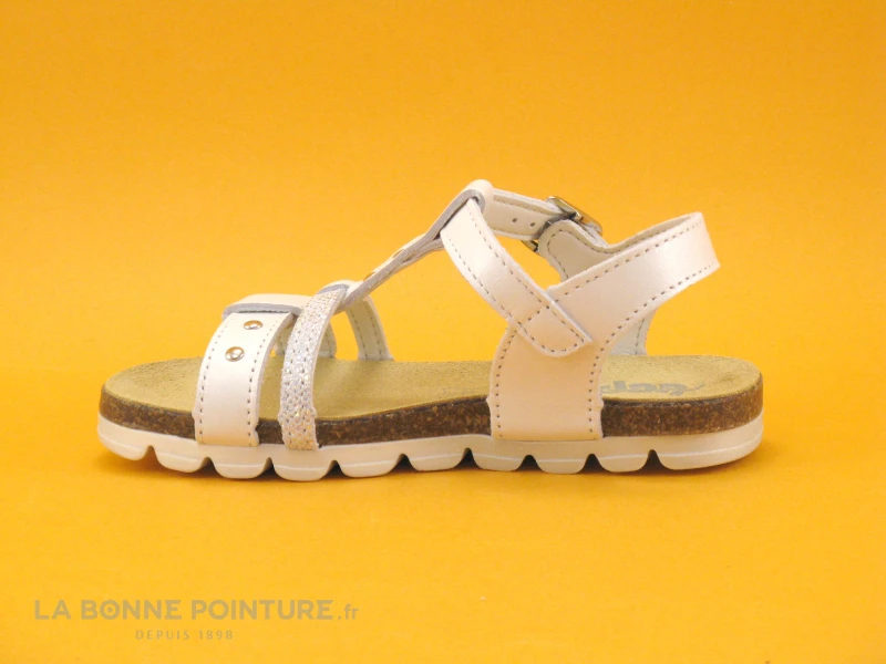 Bopy ESPRIT Blanc - Argent - Sandale Fille 4 Bopy ESPRIT Blanc - Argent - Sandale Fille – Image 2