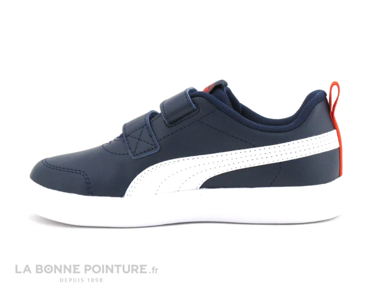 Puma COURTFLEX Bleu Marine - Basket Enfant Avec Scratches 5 Puma COURTFLEX Bleu Marine - Basket Enfant Avec Scratches – Image 3