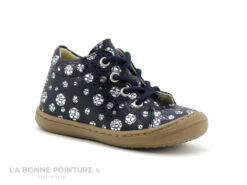 Bellamy FLEX BEL Popi - Marine Pois Argent - Chaussure Fille