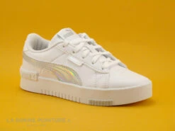 Puma JADA RAINBOW Blanc - Argent - Sneakers Blanches Fille