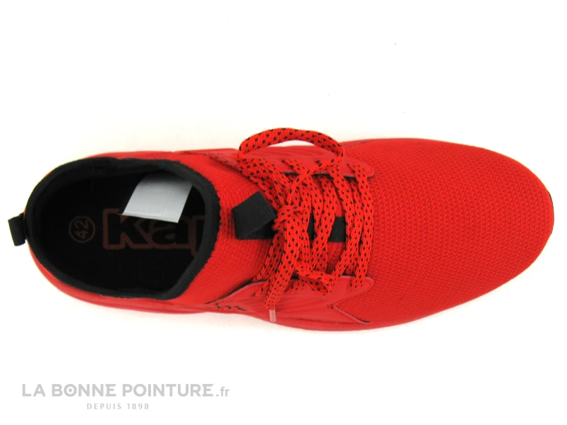 Kappa SAN PUERTO 36161RW S03 Red Black - Basket Rouge Homme 8 Kappa SAN PUERTO 36161RW S03 Red Black - Basket Rouge Homme – Image 6
