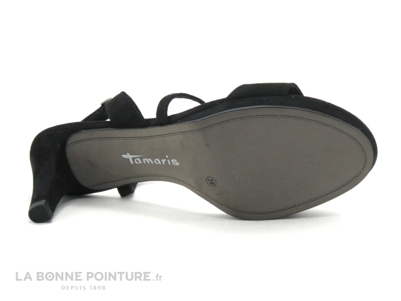 Tamaris 1-28318-20 Black - Sandale Noire Talon Haut 9 Tamaris 1-28318-20 Black - Sandale Noire Talon Haut – Image 7
