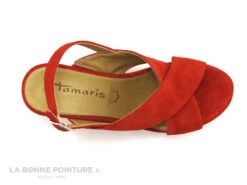 Tamaris 1-28027-20 533 Chili - Nu-pieds Compense Rouge -Tendance Pieds cd24607c73b9e66c561f35ea11d5d5ef img 1058.jpg 118623