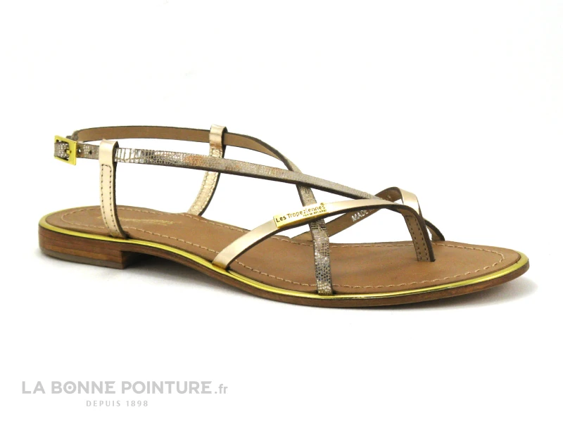 Tropeziennes MONACO Or Serpent - Plagette Tong 3 Tropeziennes MONACO Or Serpent - Plagette Tong