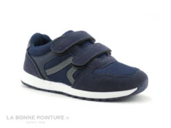 DT New York B313973 Navy - Sneakers Enfant Bleu Marine - 2 Velcros