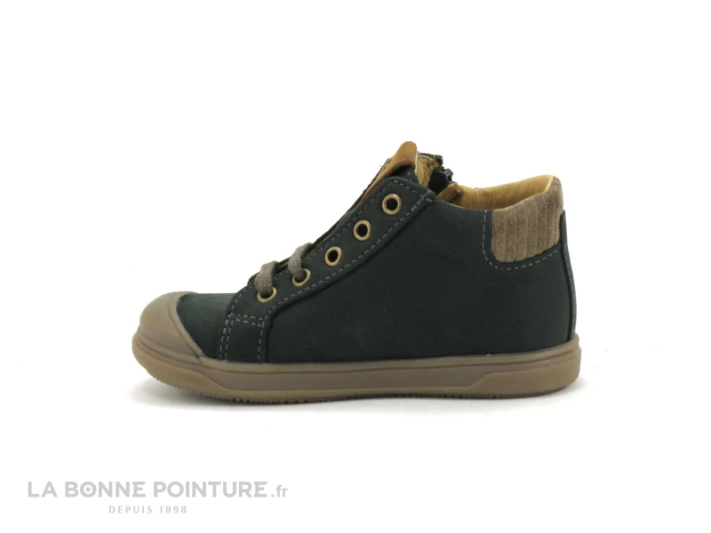 Bopy RELVET Vert - Chaussure Montante GARCON Verte 5 Bopy RELVET Vert - Chaussure Montante GARCON Verte – Image 3
