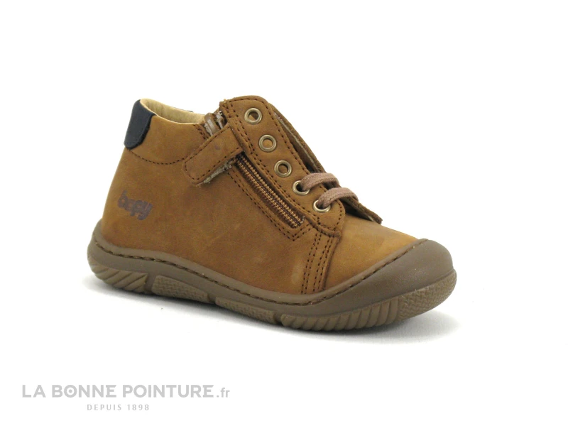 Bopy JEJOC Caramel - Bottillon BEBE Marron Avec Zip 3 Bopy JEJOC Caramel - Bottillon BEBE Marron Avec Zip