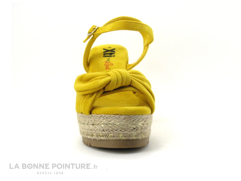 Xti 49940 Yellow - Sandale Espadrille Jaune Talon Compense 4 Xti 49940 Yellow - Sandale Espadrille Jaune Talon Compense – Image 2