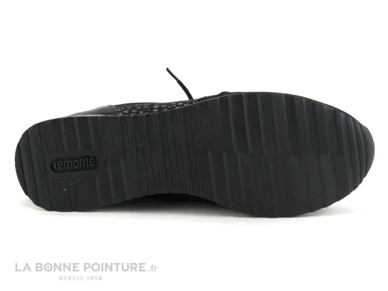 Remonte R2543-42 - Noir - Gris Metal - Pois - Chaussure Montante Femme 9 Remonte R2543-42 - Noir - Gris Metal - Pois - Chaussure Montante Femme – Image 7