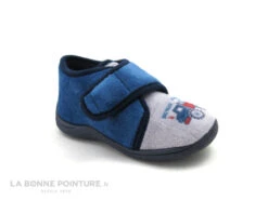 Rondinaud Recent 03 Bleu Night Gris Nuage Chausson