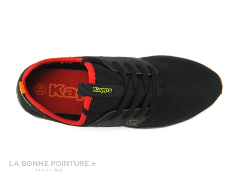 Kappa San Diego Lace 3117LSW Black Orange - Basket Sport Juniors 6 Kappa San Diego Lace 3117LSW Black Orange - Basket Sport Juniors – Image 4