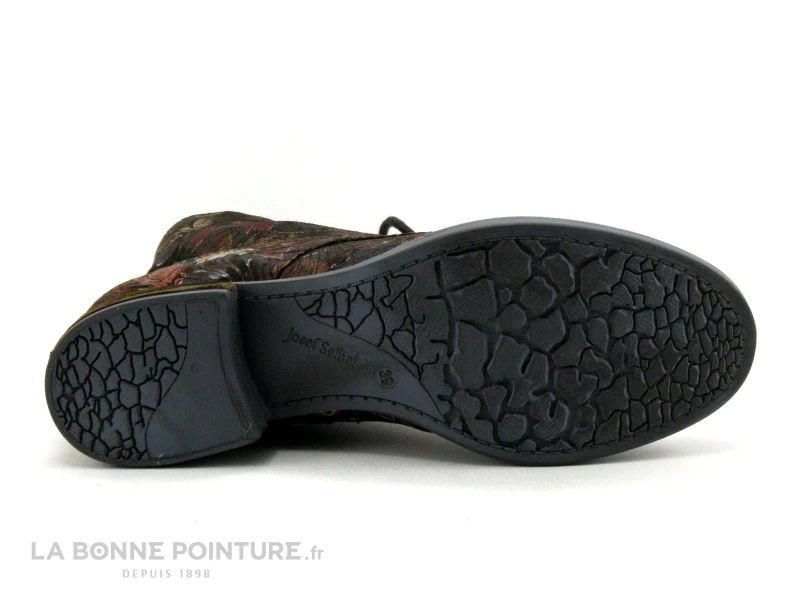 Josef Seibel 76501 Sanja 01 - Chaussure Montante Femme Imprime Marron 9 Josef Seibel 76501 Sanja 01 - Chaussure Montante Femme Imprime Marron – Image 7