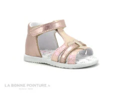 Bopy REBELLE Rose - Sandale BEBE Fille
