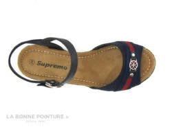 Supremo 8022105 Navy - Rayure Rouge - Sandale Femme -Tendance Pieds cd24607c73b9e66c561f35ea11d5d5ef img 1864.jpg 148584
