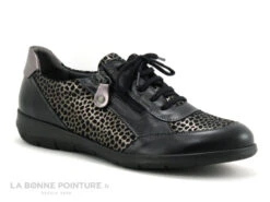 Nouveaux produits 19 Suave Oxford 6627 TS - Derby Cuir - Black Multi - Chaussure Confort Femme