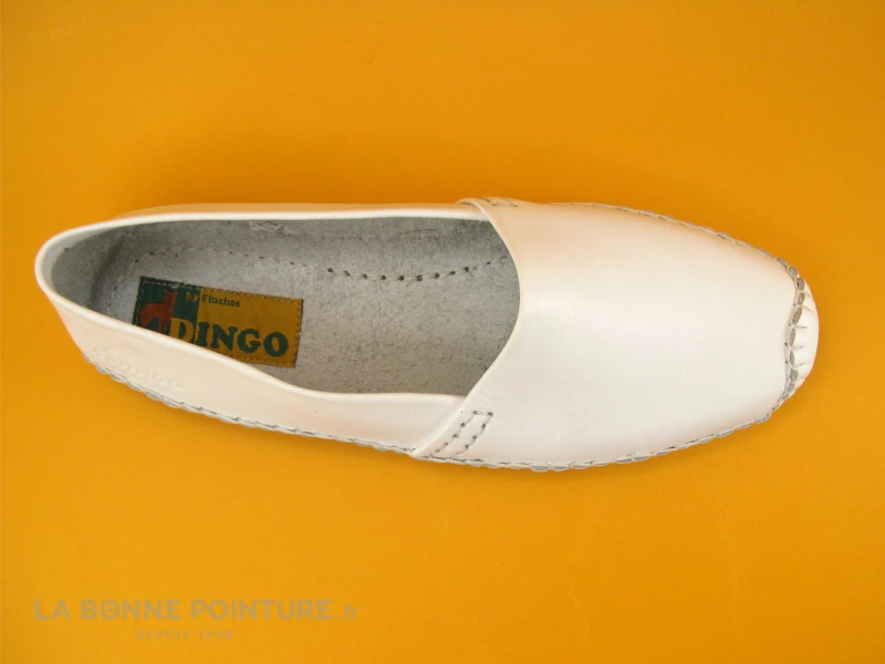 Dingo 339 Blanc - Mocassin Souple Homme 8 Dingo 339 Blanc - Mocassin Souple Homme – Image 6