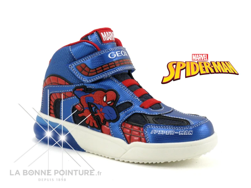 Geox Spiderman J269YC Grayjay Boy - Navy Royal - Basket Montante 3 Geox Spiderman J269YC Grayjay Boy - Navy Royal - Basket Montante