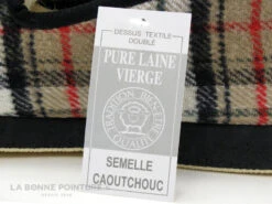 Semelflex CALOMUST Beige Ecossais - Charentaise Homme Interieur Laine -Tendance Pieds cd24607c73b9e66c561f35ea11d5d5ef img 2282.jpg 162695