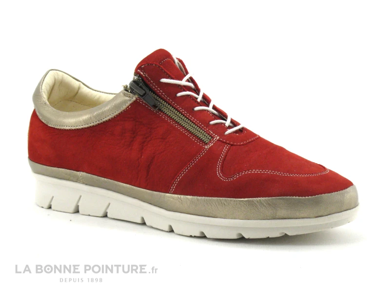 Pedi Girl COTY Fumo Rosso - Basket Confort Femme Rouge 3 Pedi Girl COTY Fumo Rosso - Basket Confort Femme Rouge