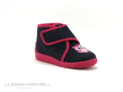 Bellamy VANA Chouette Marine - Pantoufle BEBE Avec Scratch