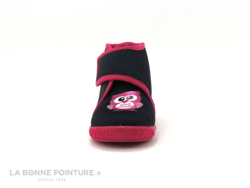 Bellamy VANA Chouette Marine - Pantoufle BEBE Avec Scratch 4 Bellamy VANA Chouette Marine - Pantoufle BEBE Avec Scratch – Image 2