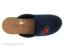 Fly Flot FRECY Bleu Marine - Coeur Ecossais - Pantoufle Sabot Femme -Tendance Pieds cd24607c73b9e66c561f35ea11d5d5ef img 2895.jpg 175071