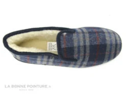 Lollans 00120167 - Ecossais Bleu Marine - Charentaise Homme -Tendance Pieds cd24607c73b9e66c561f35ea11d5d5ef img 2896.jpg 150582