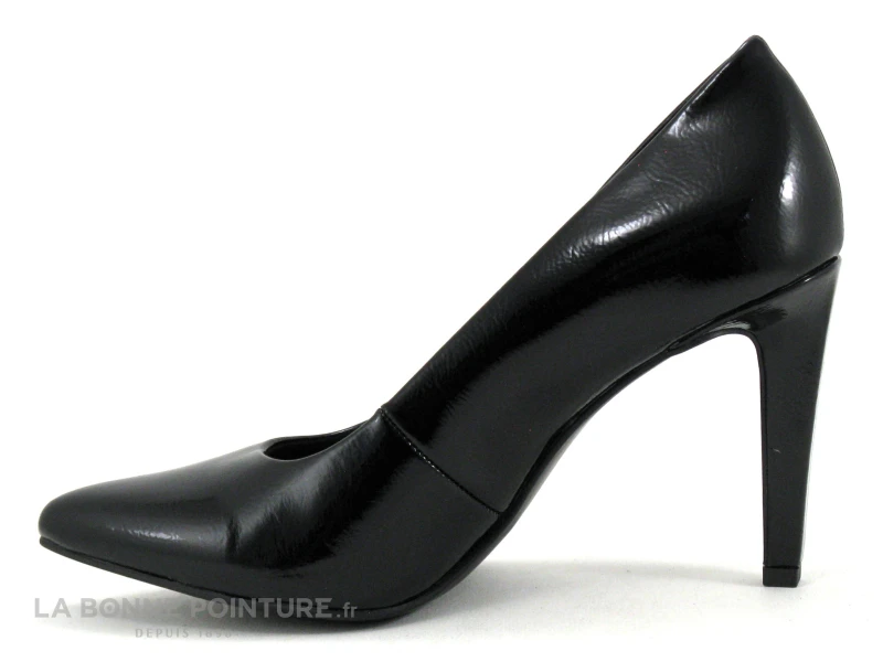 Marco Tozzi 2-22415-29 Black Patent - Escarpin Talon Aiguille Noir Verni 5 Marco Tozzi 2-22415-29 Black Patent - Escarpin Talon Aiguille Noir Verni – Image 3