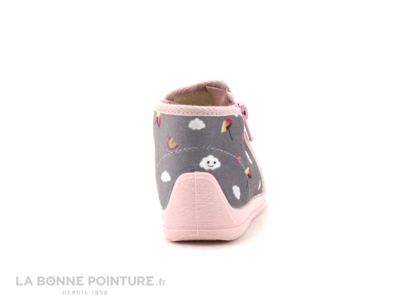 Bellamy MARTINE TWINS Grenouille Grise - Chausson Premiers Pas 5 Bellamy MARTINE TWINS Grenouille Grise - Chausson Premiers Pas – Image 4