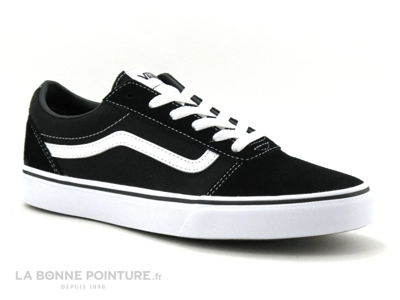Vans WARD Black - White - VN0A38J9IJU1 - Basket Noire 7 Vans WARD Black - White - VN0A38J9IJU1 - Basket Noire – Image 5