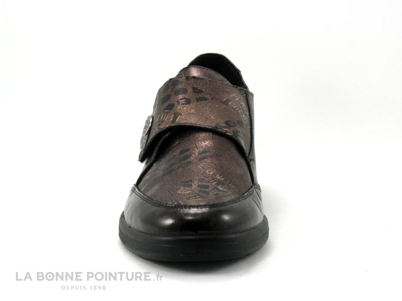 Pedi Girl DEMBA Marron Bronze - Chaussure Confort Femme Avec Scratch 4 Pedi Girl DEMBA Marron Bronze - Chaussure Confort Femme Avec Scratch – Image 2