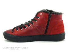 Morans GRALU Rouge - Basket Montante Femme - Fourrure Grise -Tendance Pieds cd24607c73b9e66c561f35ea11d5d5ef img 3500.jpg 175716