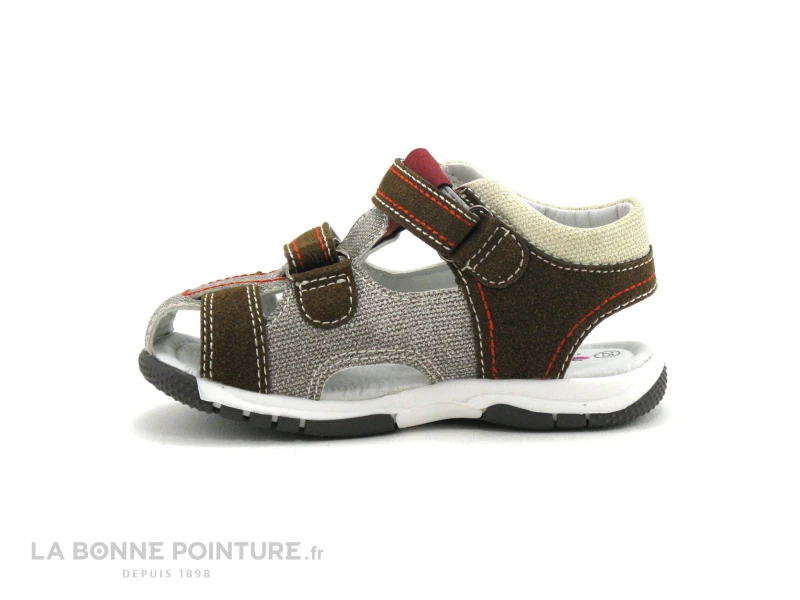 A12C4 VIRLY-T- Marron Beige - Sandale BEBE GARCON 4 A12C4 VIRLY-T- Marron Beige - Sandale BEBE GARCON – Image 2