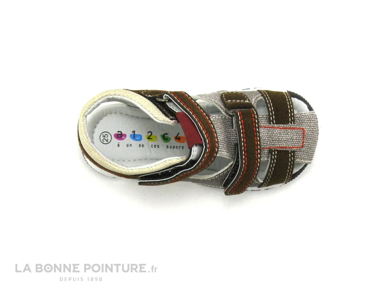 A12C4 VIRLY-T- Marron Beige - Sandale BEBE GARCON 5 A12C4 VIRLY-T- Marron Beige - Sandale BEBE GARCON – Image 3