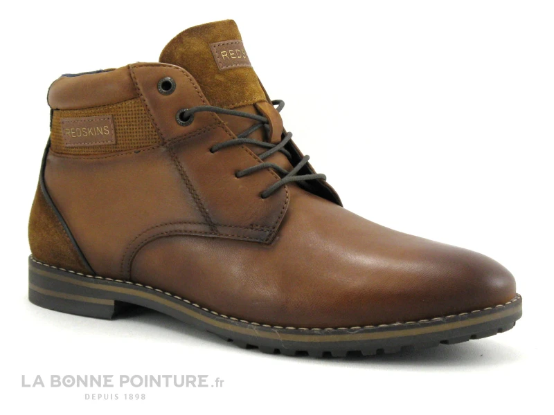 Redskins ELEC Cognac Marine - Chaussure Montante Homme Marron 3 Redskins ELEC Cognac Marine - Chaussure Montante Homme Marron