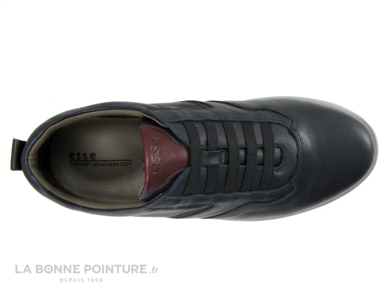 Esse 28714 Navy - Basket Ville Homme Bleu Marine Avec Elastiques 7 Esse 28714 Navy - Basket Ville Homme Bleu Marine Avec Elastiques – Image 5