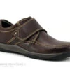 Arima OSVALD Coffee - Chaussure Homme Cuir Marron - Bride Velcro