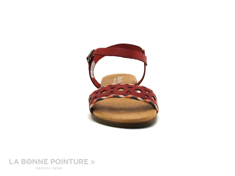 Eva Frutos 9189 Rouge - Sandale Plate Rouge - Femme 4 Eva Frutos 9189 Rouge - Sandale Plate Rouge - Femme – Image 2