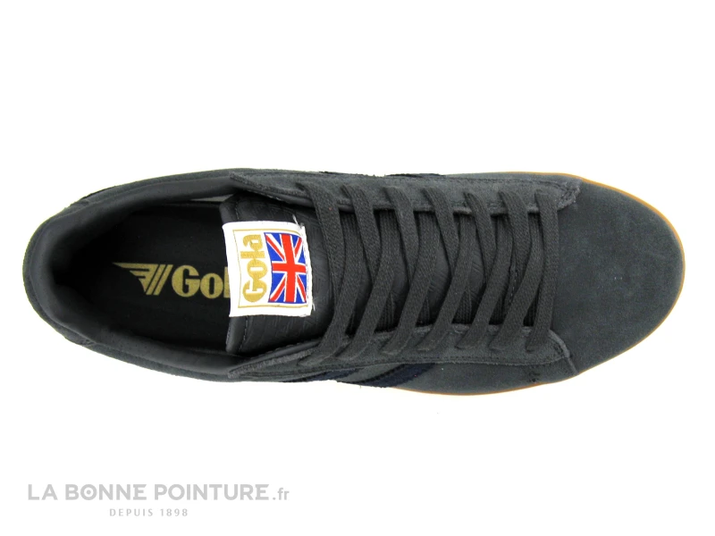 Gola EQUIPE Suede CMA495GE Shadow Navy Gum - Basket Homme 8 Gola EQUIPE Suede CMA495GE Shadow Navy Gum - Basket Homme – Image 6