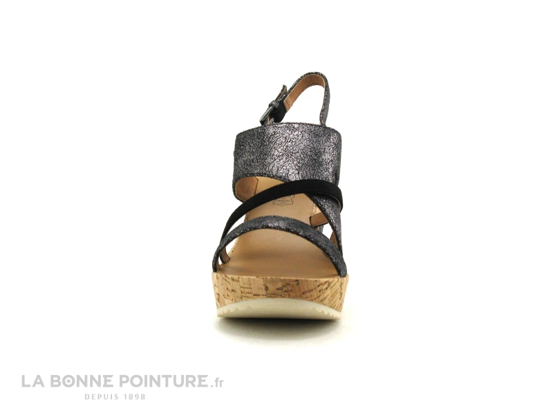 Les Ptites Bombes JULIETTE - Compense Gris - Sandale 4 Les Ptites Bombes JULIETTE - Compense Gris - Sandale – Image 2