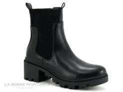 The Divine Factory RW4719 - Bottine Chelsea Avec Zip - Talon Large