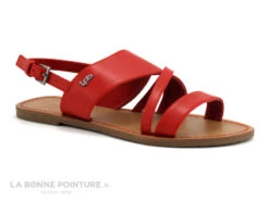 Les Ptites Bombes PHIBBY - Rouge - Nu-pieds Mode
