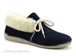 CM Confort Altymar 10139 - Bleu Marine - Chausson A Lacet Femme